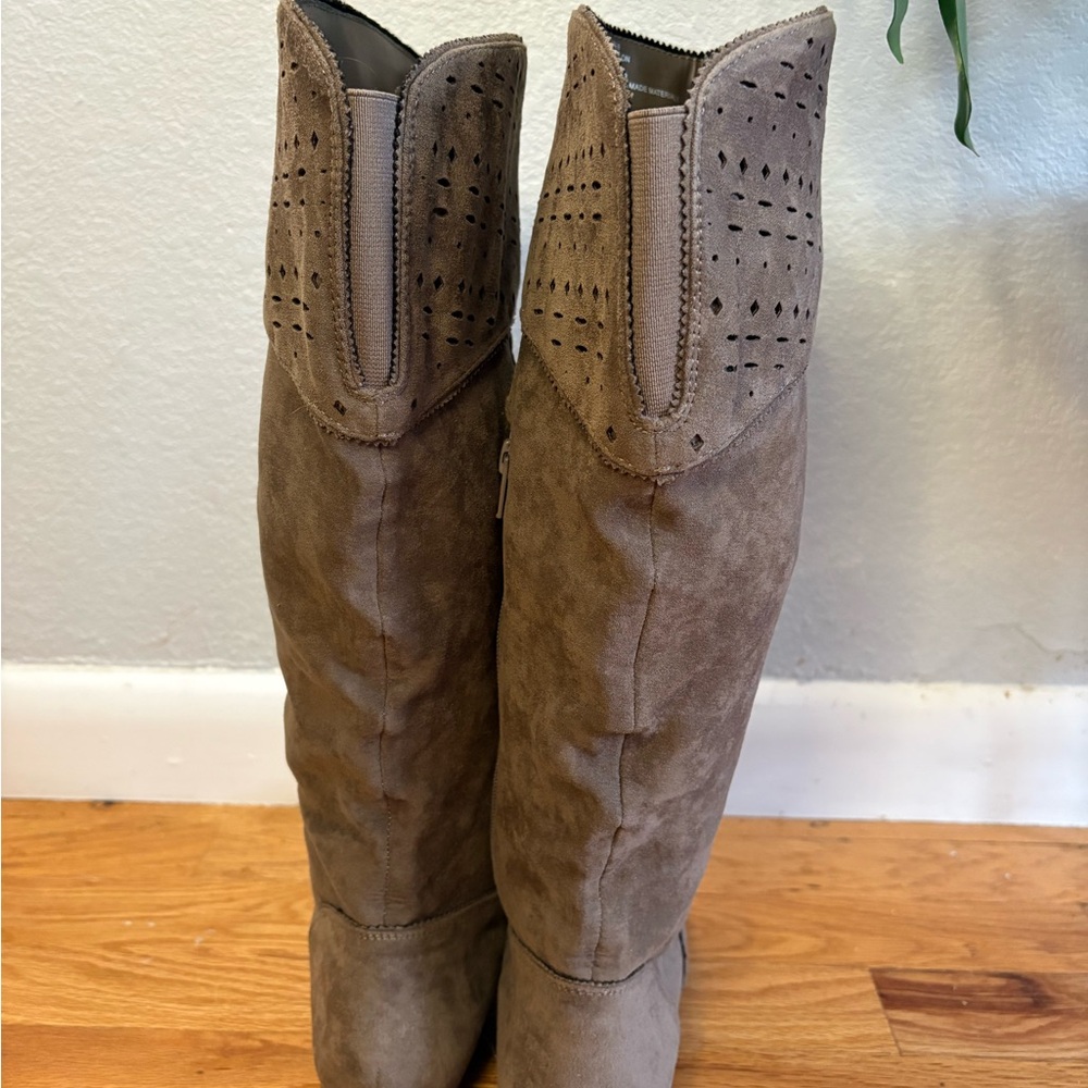 Stylish Brown Knee-High Boots